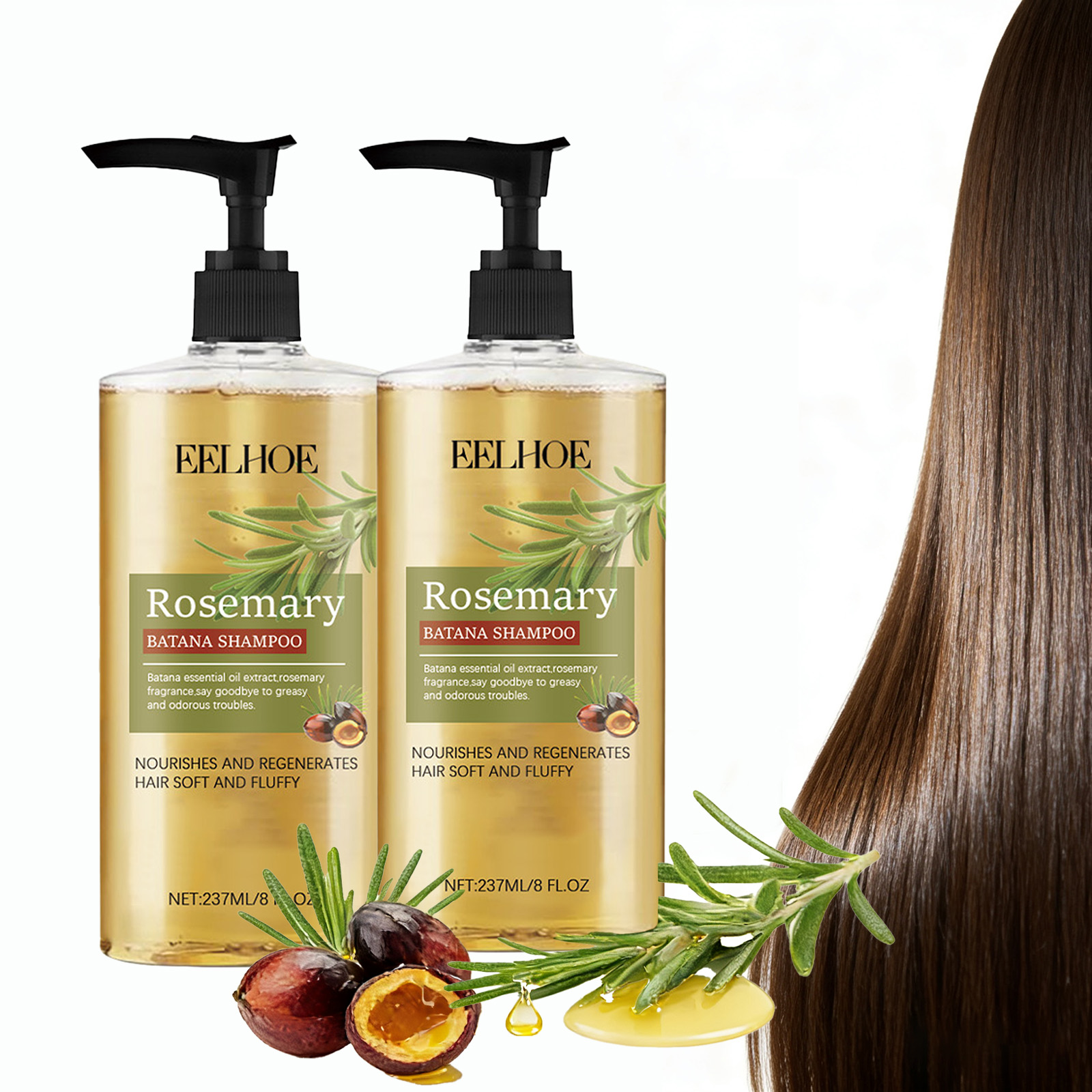 Rosemary Hair Oil - แชมพูบาตานา โรสแมรี่ อีสเซนเชียล ออยล์ สำหรับผมบางและผมร่วง ช่วยบำรุงและเพิ่มวอลลุ่ม