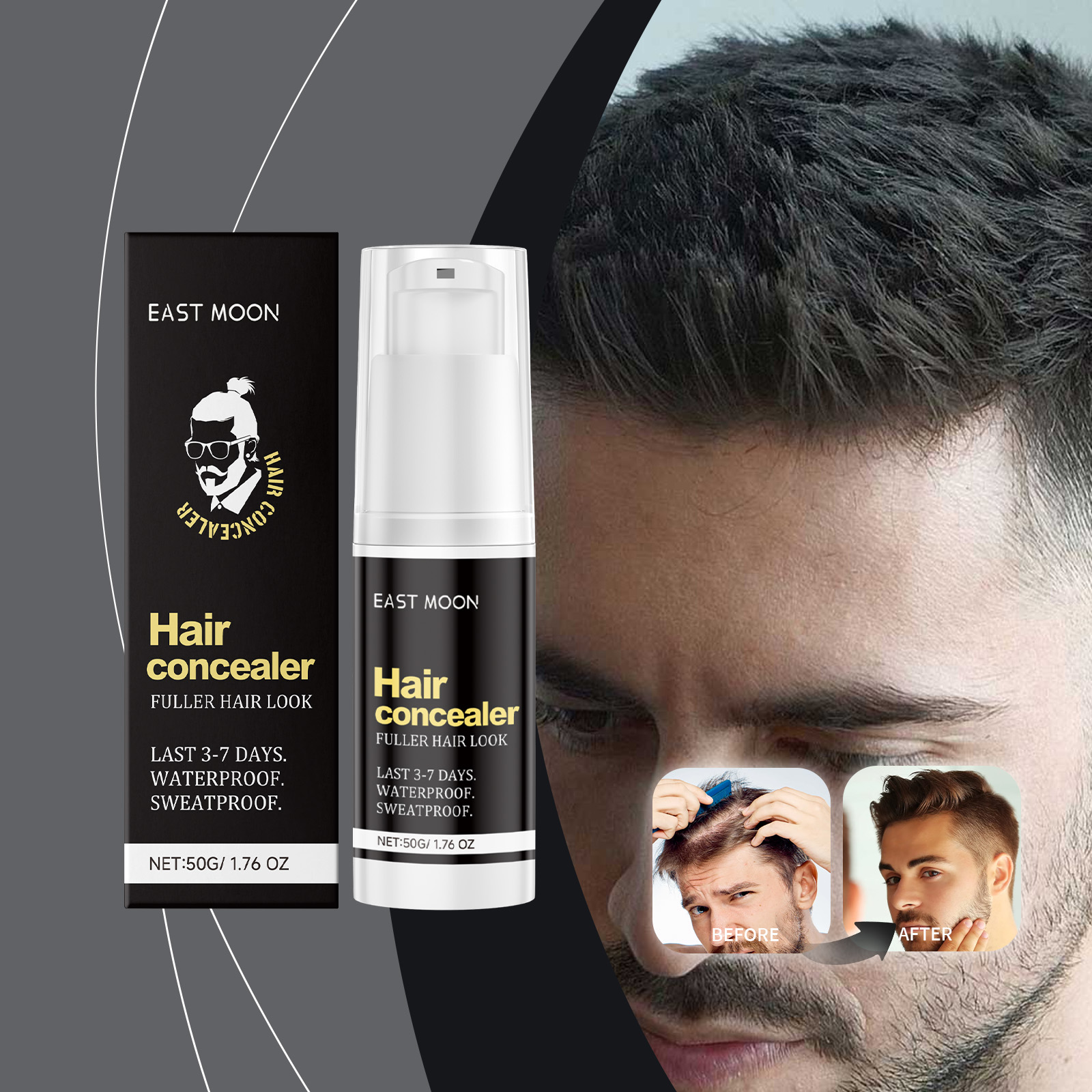Hair Care Lotion - คอนซีลเลอร์ปกปิดเส้นผม ครีมเติมเต็มโคนผม เติมเต็มแนวผม เพิ่มวอลลุ่ม เรียบเนียน อ่อนโยน