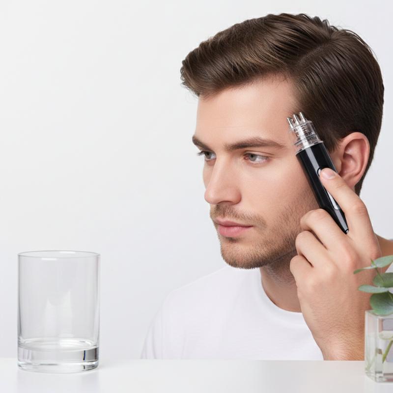 Hair Care Essential Oil - 1 ชุดน้ำมันหอมระเหยน้ำมันนวดศีรษะแบบพกพาหวีน้ำมันนวดขนาดเล็กป้องกันผมร่วงเครื่องมือดูแลหนังศีรษะ