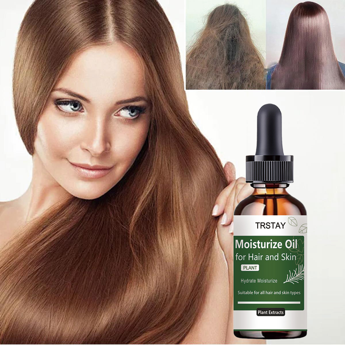 Rosemary Hair Oil - TRSTAY น้ํามันหอมระเหยโรสแมรี่ Hair & Scalp Strengthening