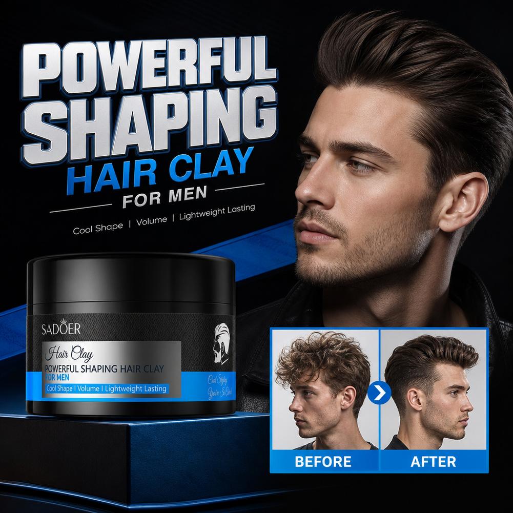 Hair Care Lotion - ดินเหนียวจัดแต่งทรงผมเนื้อแมท ติดทนนาน ไม่เหนียวเหนอะหนะ แว็กซ์โพเมด ครีมจัดแต่งทรงผมสำหรับผู้ชาย ใช้ได้ทุกวัน
