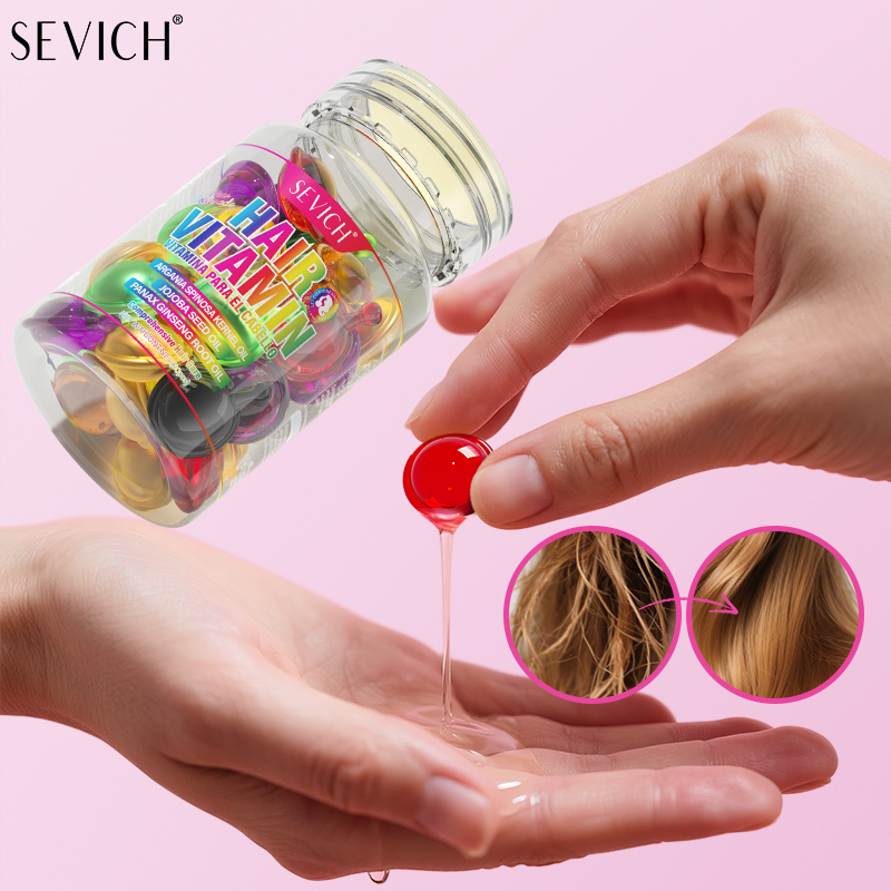 Hair Care Keratin Treatment - MIX Hair วิตามินแคปซูล Hair Treatment Oil
