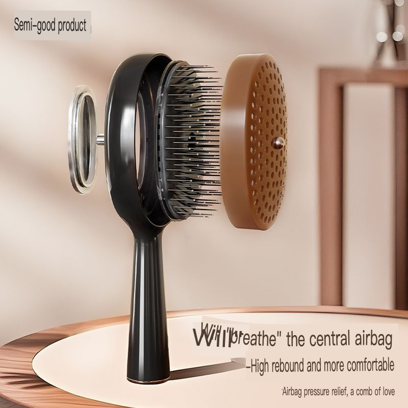 Hair Care High End - หวีนวดผมแบบถุงลมสำหรับผู้หญิง คุณภาพสูง ใช้ในบ้าน เพิ่มวอลลุ่ม ผมเรียบลื่น อุปกรณ์ดูแลเส้นผมระดับมืออาชีพ