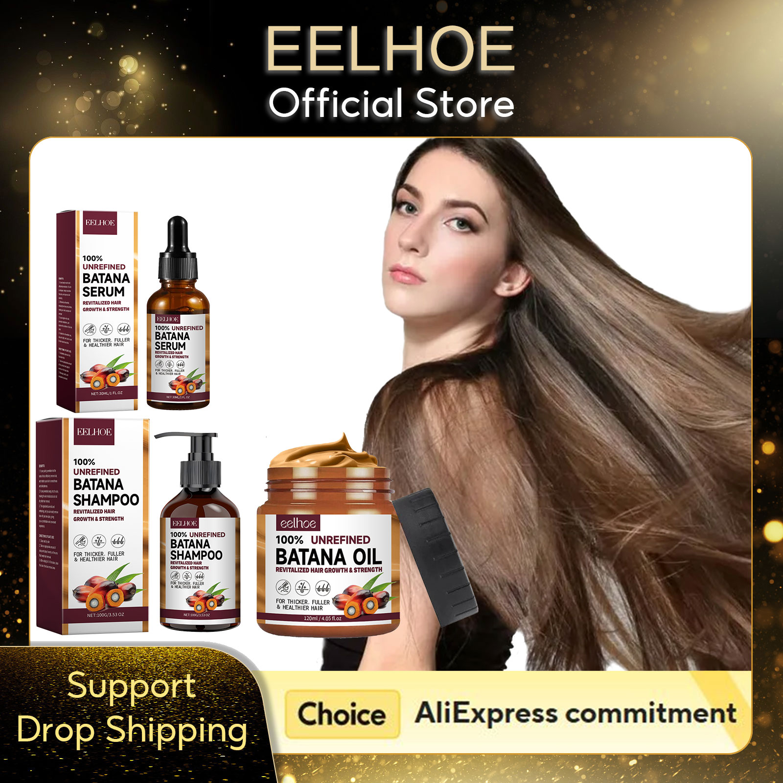 Hair Care Keratin Treatment - EELHOE Natural Batana Oil Deep Moisturizing