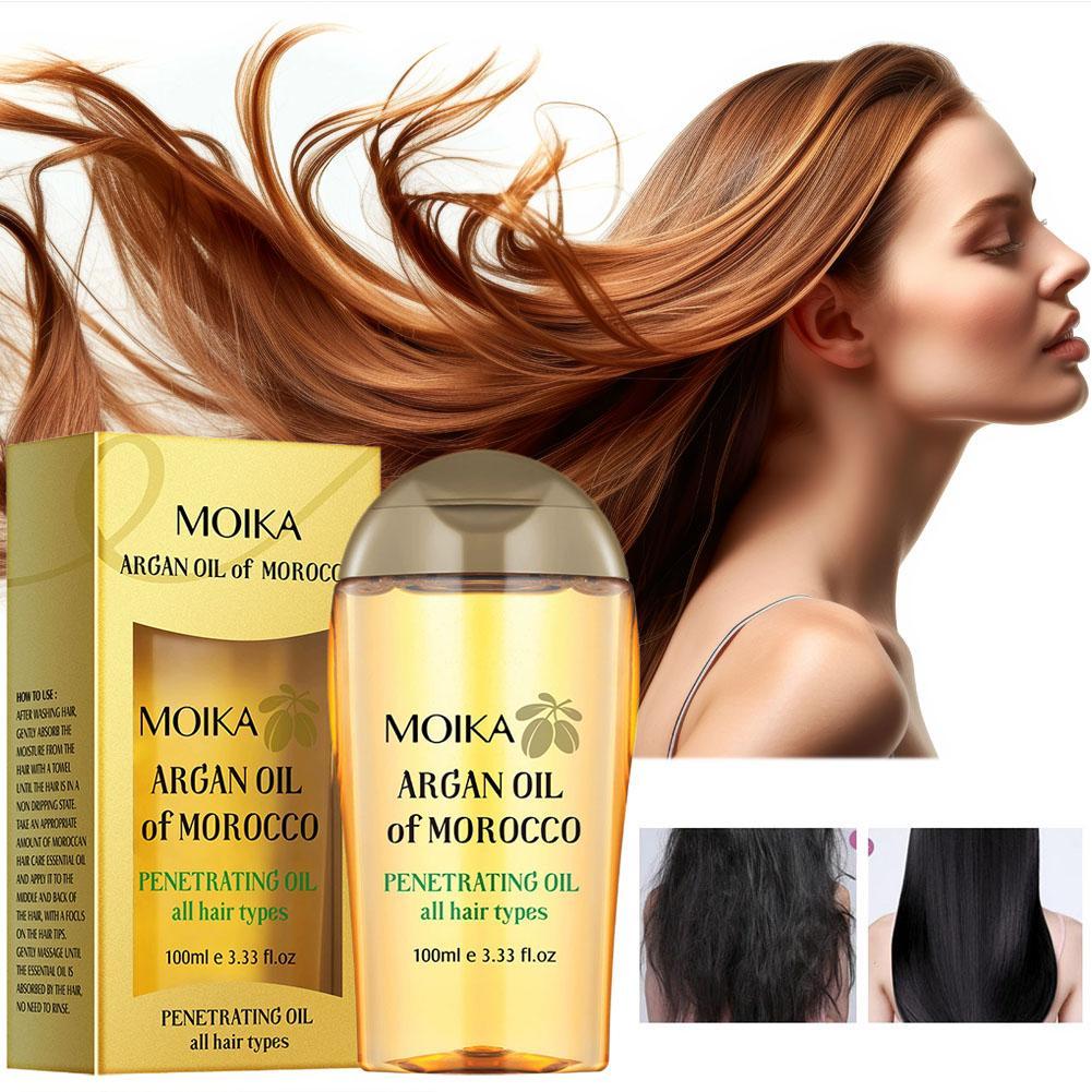 Argan Oil Treatment - น้ำมันอาร์แกนของโมร็อกโก น้ำมันบำรุงเส้นผม น้ำมันบำรุงหนังศีรษะ สำหรับซ่อมแซมผมแห้งเสีย บำรุงเส้นผมให้แข็งแรง ฟื้นฟูสภาพเส้นผม