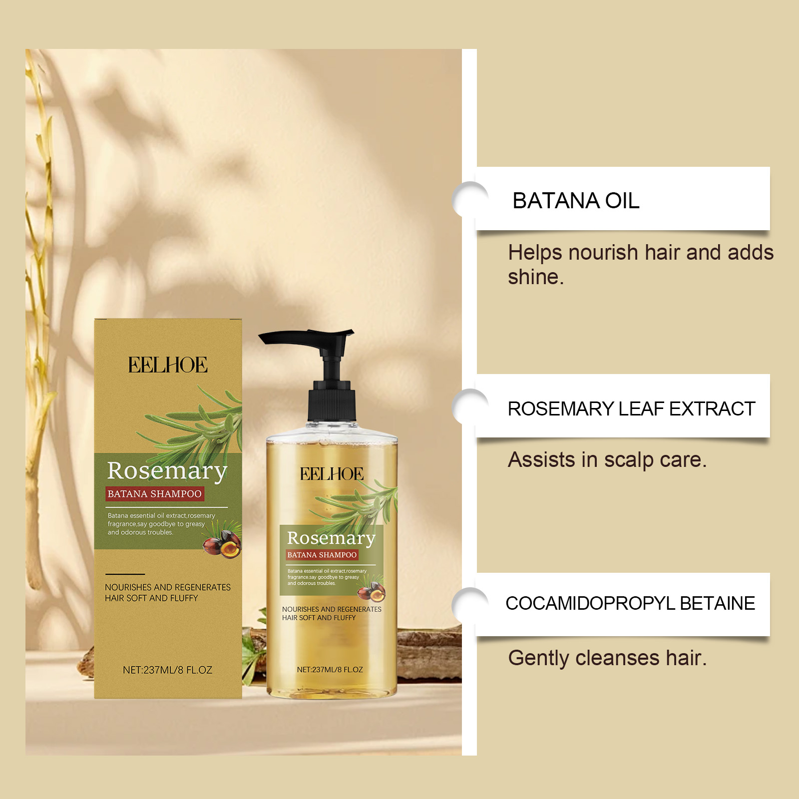 แชมพูบาตานา โรสแมรี่ อีสเซนเชี - Rosemary Hair Oil บทวิจารณ์และราคา