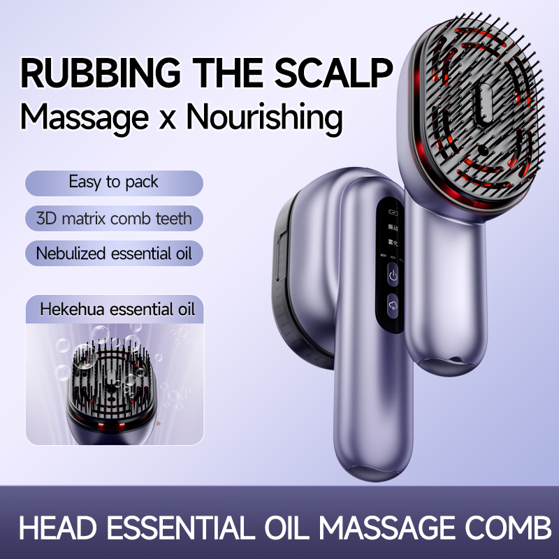 แปรงนวดศีรษะสั่นสะเทือนพร้อมแส - Hair Care Essential Oil Atomizing บทวิจารณ์และราคา