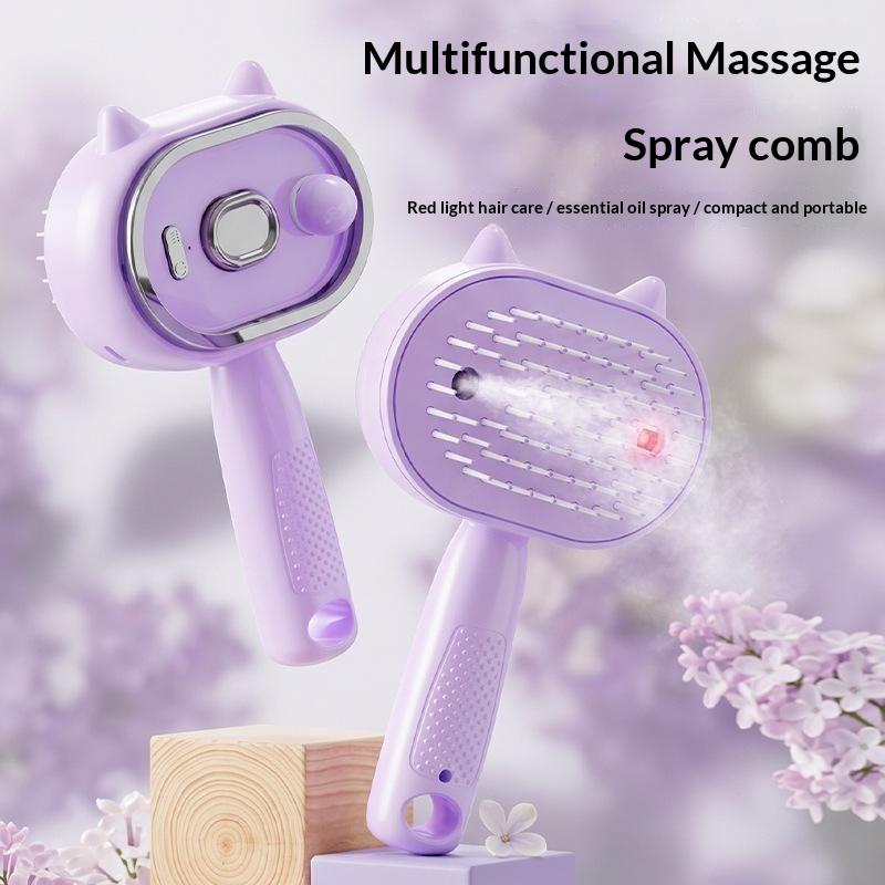 แปรงหวีผมไฟฟ้ารูปหูแมวน่ารัก 1 - Hair Care Essential Oil บทวิจารณ์และราคา