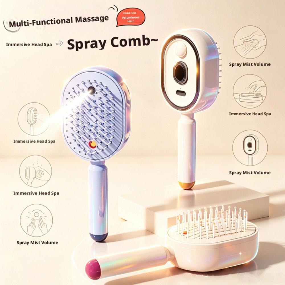 ชุดหวีไฟฟ้าแบบพ่นละอองพร้อมระบ - Hair Care Essential Oil Atomizing บทวิจารณ์และราคา