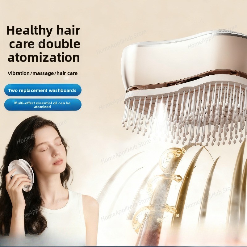 หวีนวดไฟฟ้าพร้อมสเปรย์นวดน้ำมั - Hair Care Essential Oil Atomizing บทวิจารณ์และราคา