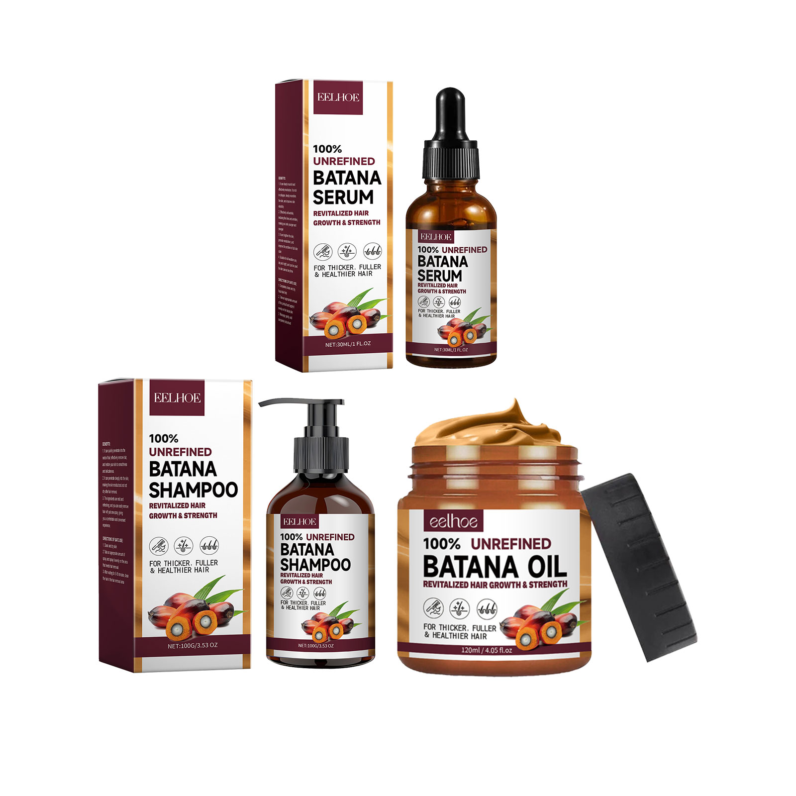 EELHOE Natural Batana Oil Deep - Hair Care Keratin Treatment บทวิจารณ์และราคา