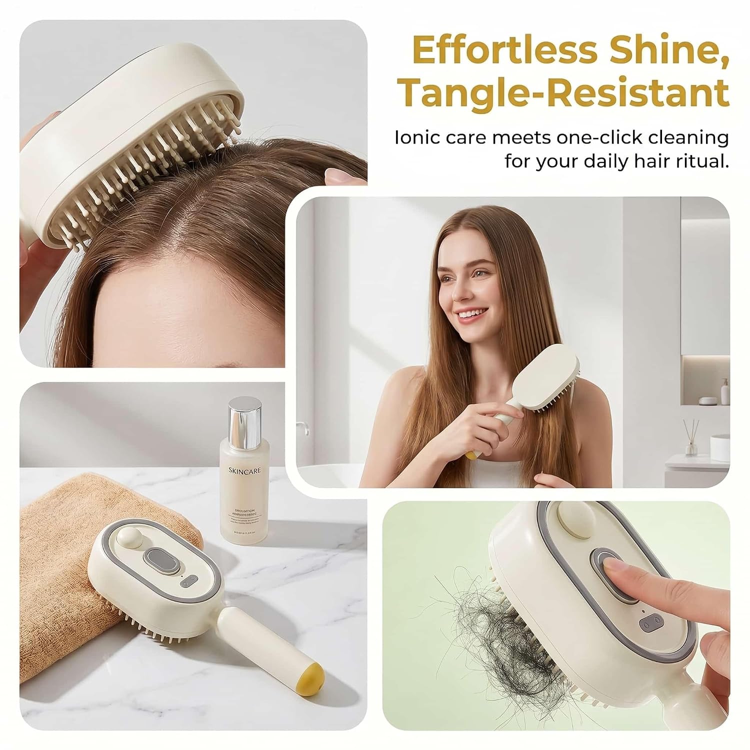 หวีลมไฟฟ้าแบบพ่นละอองน้ำมันหอม - Hair Care Essential Oil Atomizing บทวิจารณ์และราคา