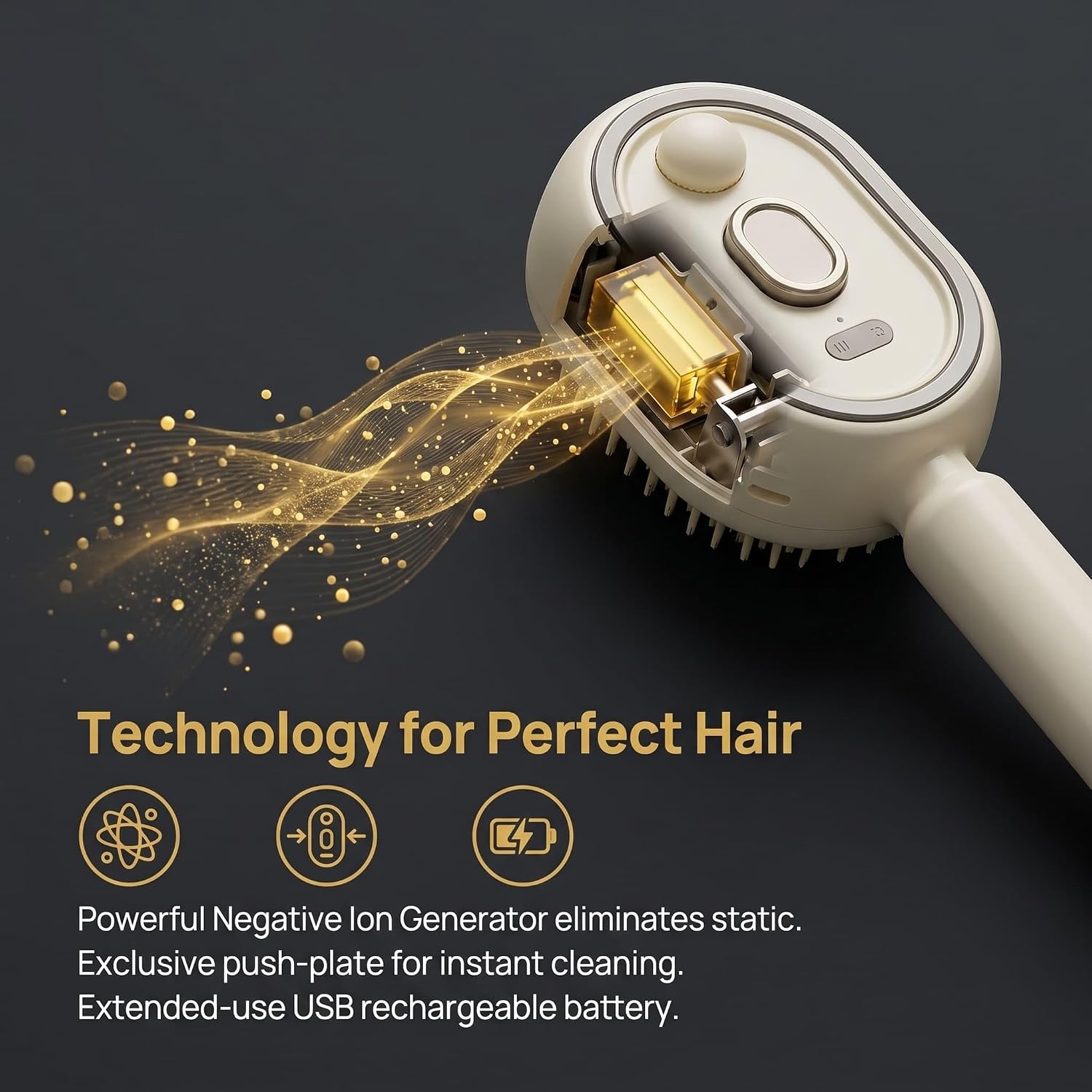 หวีลมไฟฟ้าแบบพ่นละอองน้ำมันหอม - Hair Care Essential Oil Atomizing บทวิจารณ์และราคา