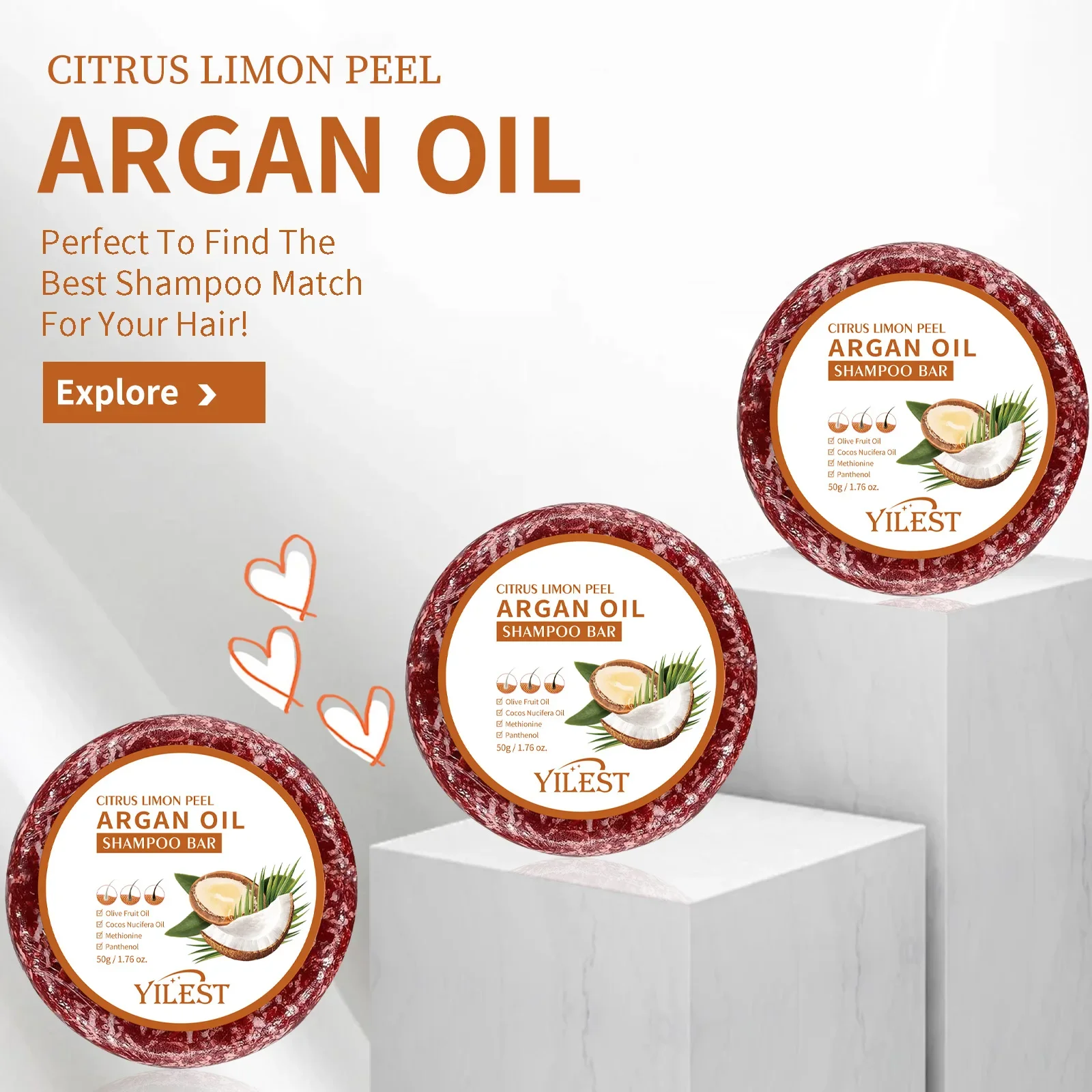 แชมพูแบบก้อนป้องกันผมร่วง 4 ก้ - Rosemary Hair Oil บทวิจารณ์และราคา