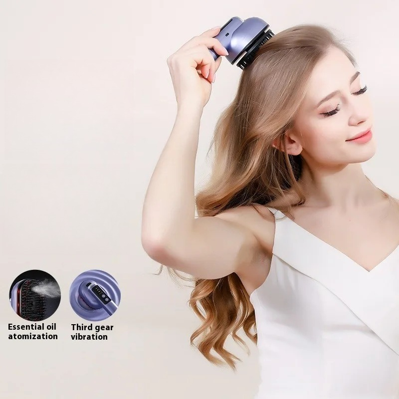 หวีซิลิโคนขนาดเล็กสำหรับนวดหนั - Hair Care Essential Oil Atomizing บทวิจารณ์และราคา