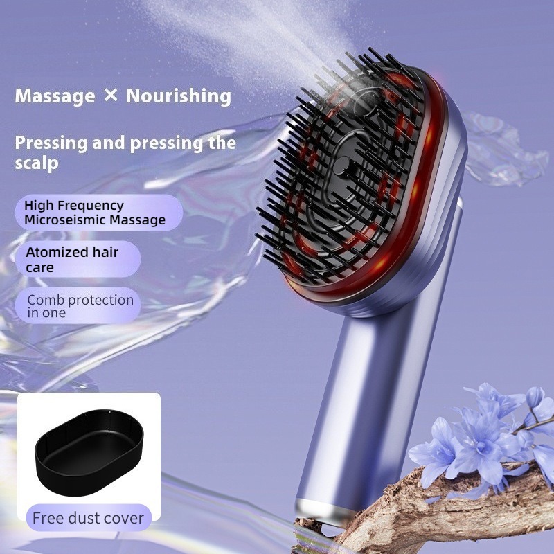 หวีซิลิโคนขนาดเล็กสำหรับนวดหนั - Hair Care Essential Oil Atomizing บทวิจารณ์และราคา