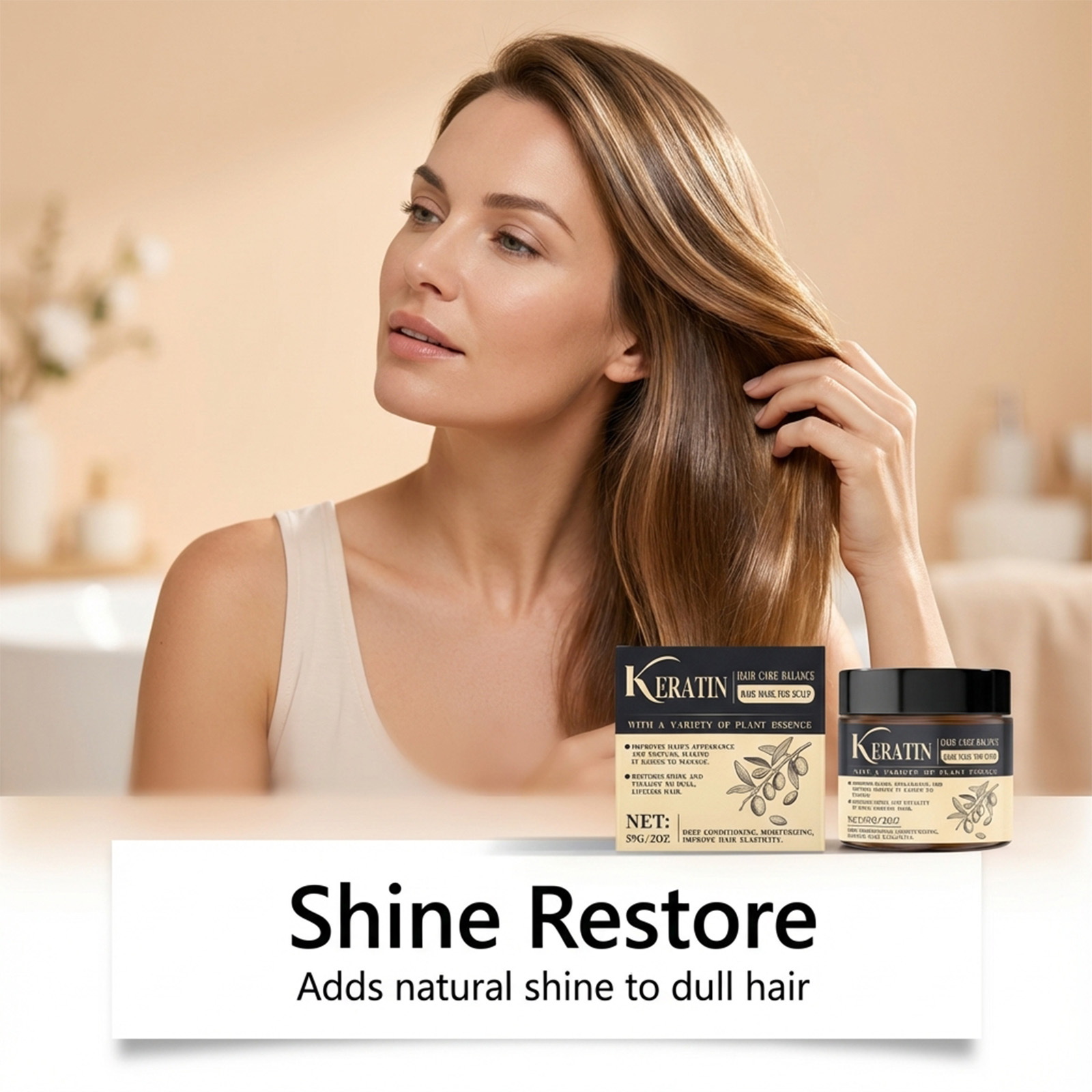 มาส์กผมเคราตินมหัศจรรย์ สำหรับ - Hair Care Keratin Treatment บทวิจารณ์และราคา